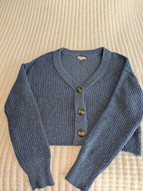 American Eagle blue cardigan
